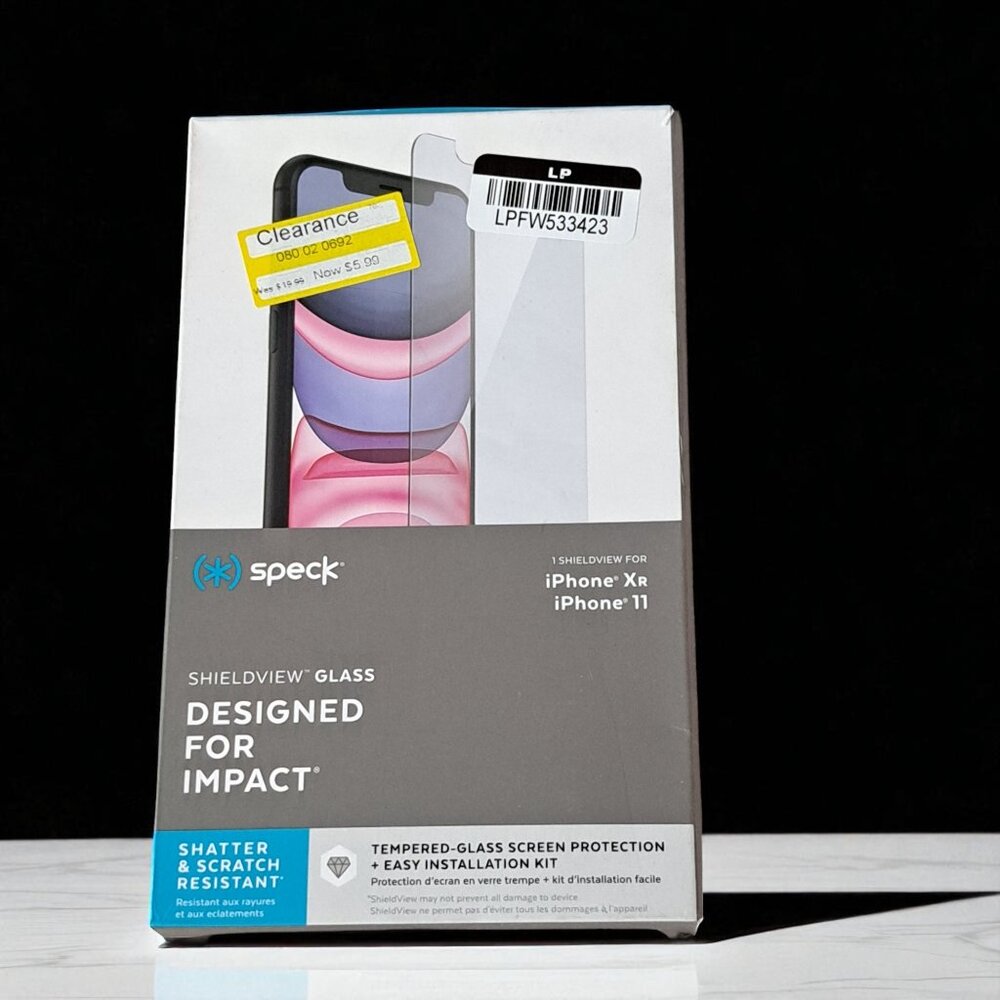Speck Apple iPhone 11/iPhone XR ShieldView Glass Screen Protector